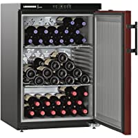 Los mejores  - Liebherr WKr 1811 - Enfriador de vino (Independiente- Negro- Acero inoxidable- 3 estanterías- 1 puerta(s)- Acero)